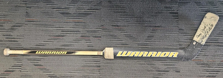 Tuukka Rask Autographed Game Used Inscribed Boston Bruins Warrior Goalie Stick