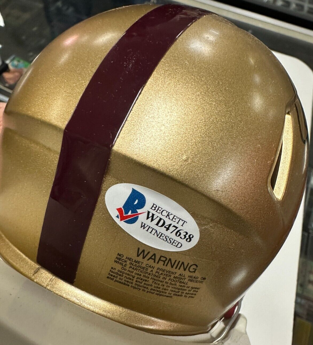 Doug Flutie Signed Boston College Speed Mini Helmet W/ Heisman 84 BAS