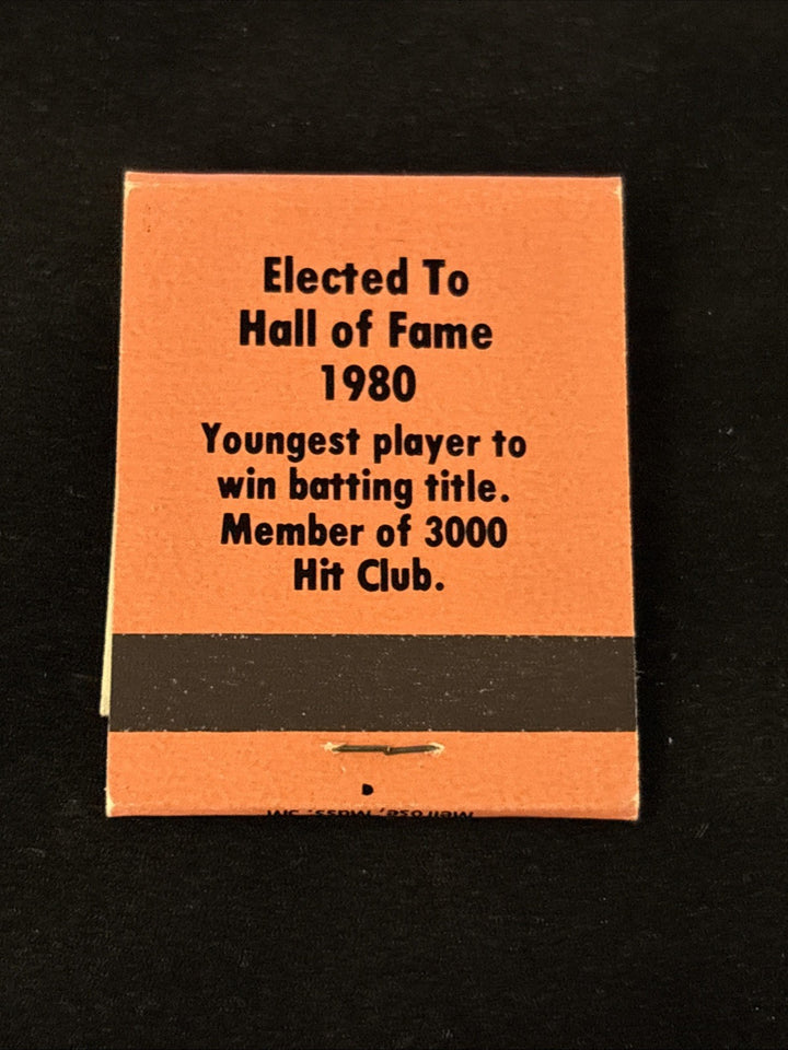 1980 Liberty Superstars Matchbook Salmon Al Kaline No. 2 Detroit Tigers