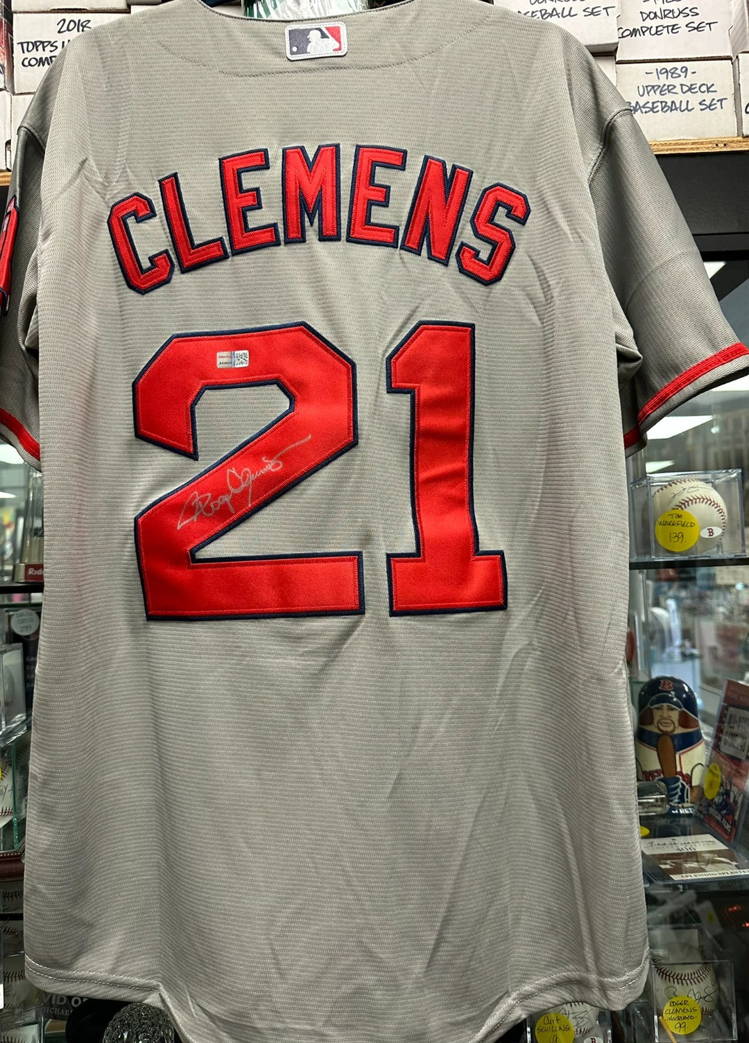 Roger Clemens Autographed Majestic Boston Red Sox Jersey TRISTAR Hologram