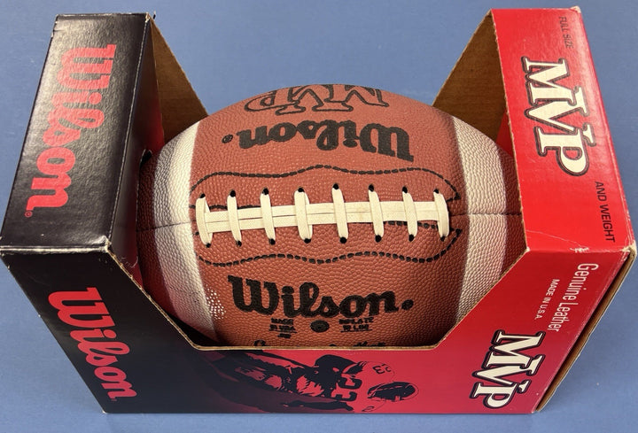 “Bullet” Bill Dudley HOF Signed Wilson Football Detroit Lions Sportsworld COA