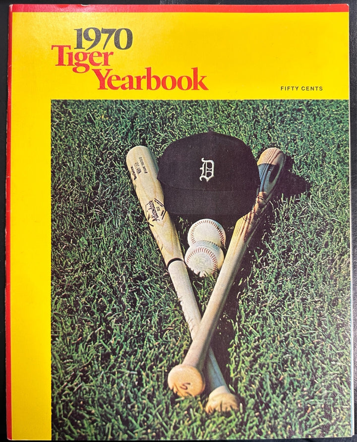 1970 Detroit Tigers Baseball Yearbook Kaline Freehan McClain