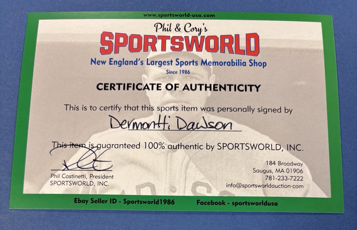 Dermontti Dawson HOF Signed Wilson Football Pittsburgh Steelers Sportsworld COA