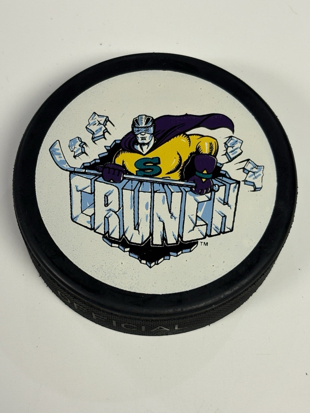 Vintage AHL Syracuse Crunch Official Hockey Puck