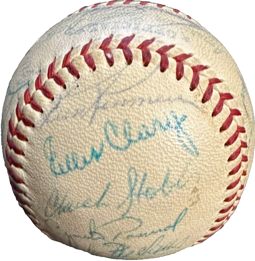 1959 Washington Senators Team Autographed Baseball Killebrew