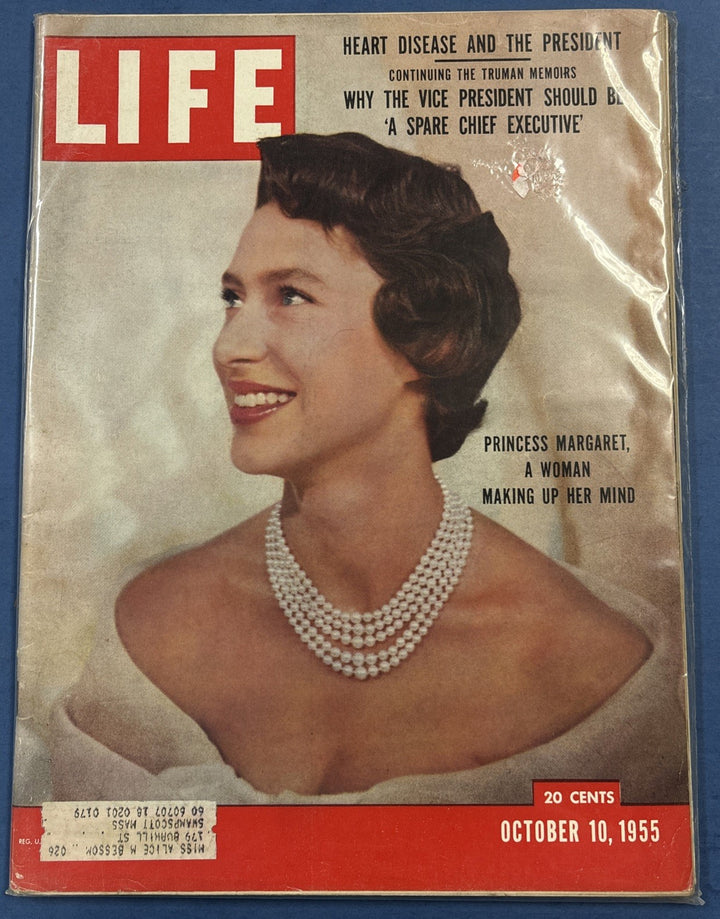 Life Magazine Princess Margaret A Woman Making Up Her Mind October 10 1955