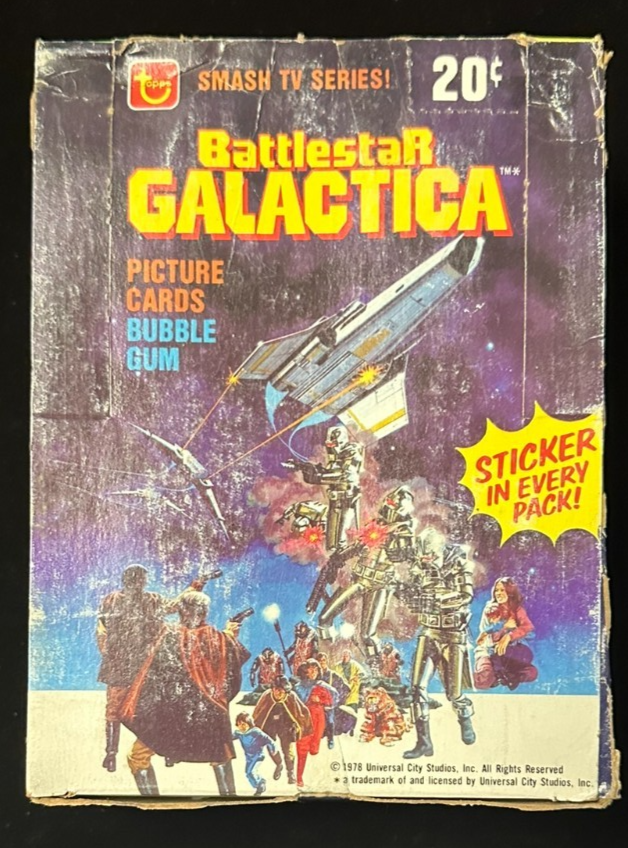 1978 Topps Battlestar Galactica Unopened Wax Box  36 Packs