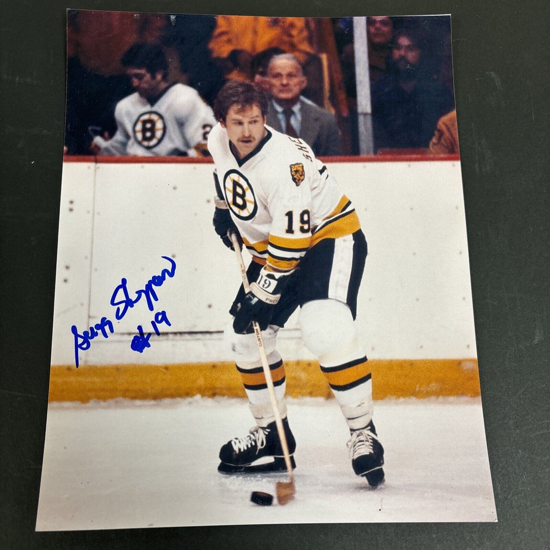 Gregg Sheppard Signed 8x10 Boston Bruins Sportsworld