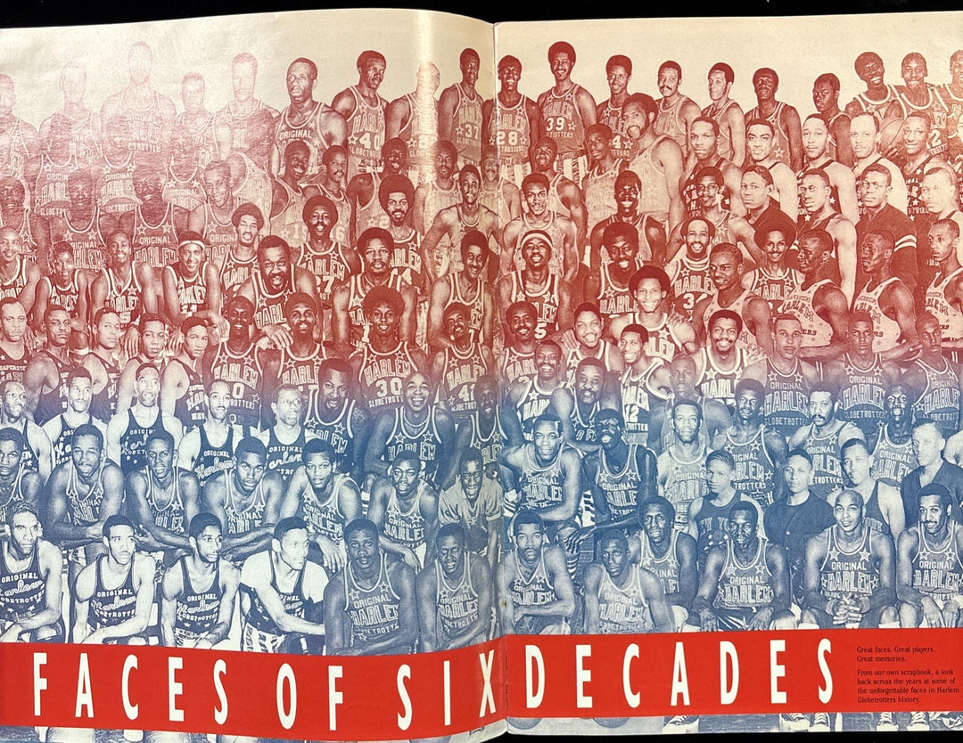 HARLEM GLOBETROTTERS 1989 SOUVENIR TOUR PROGRAM