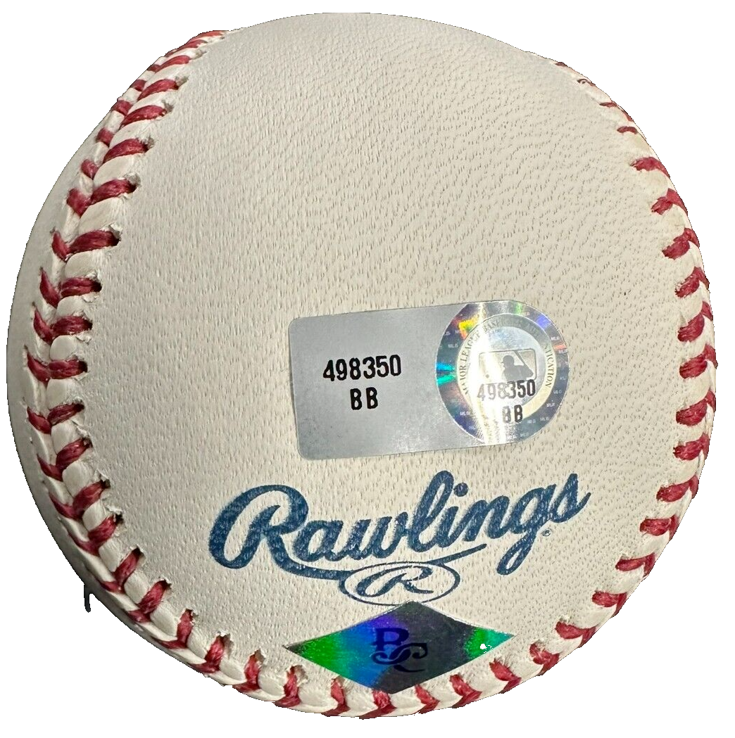 Don Larsen Signed Official WS Perfect Game 50th Anniversary Baseball MLB Holo