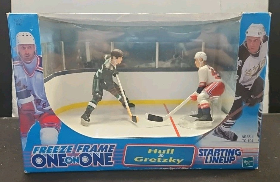 NHL Freeze Frame One-On-One SLU 1999 Wayne Gretzky vs. Brett Hull NIB HOF