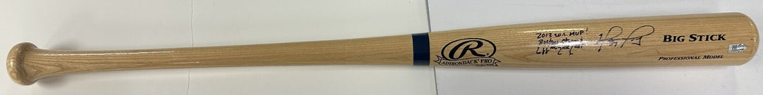 David Ortiz Signed Bat W/ 2013 World Series MVP Boston Strong & 688 AVG 2HR 6RBI
