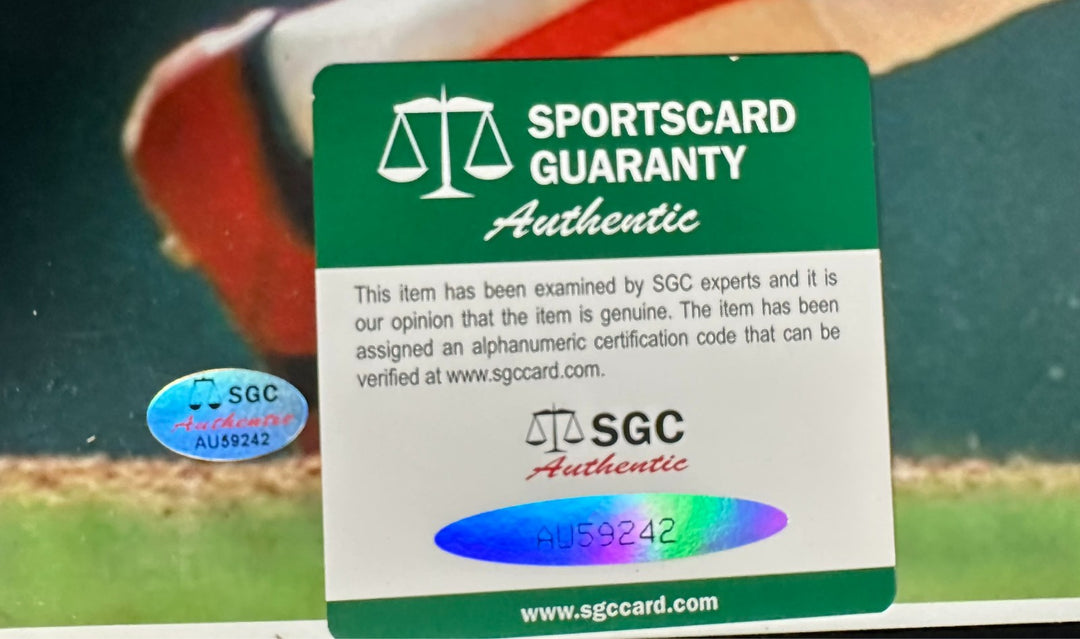 Jim Rice Autographed Boston Red Sox 16x20 Photo HOF SGC