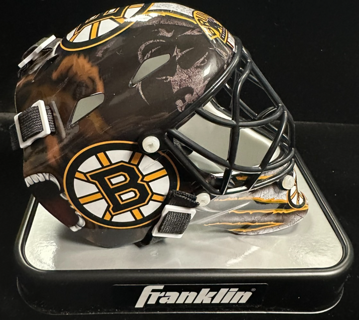 Tim Thomas Autographed Boston Bruins Mini Goalie Mask JSA NHL