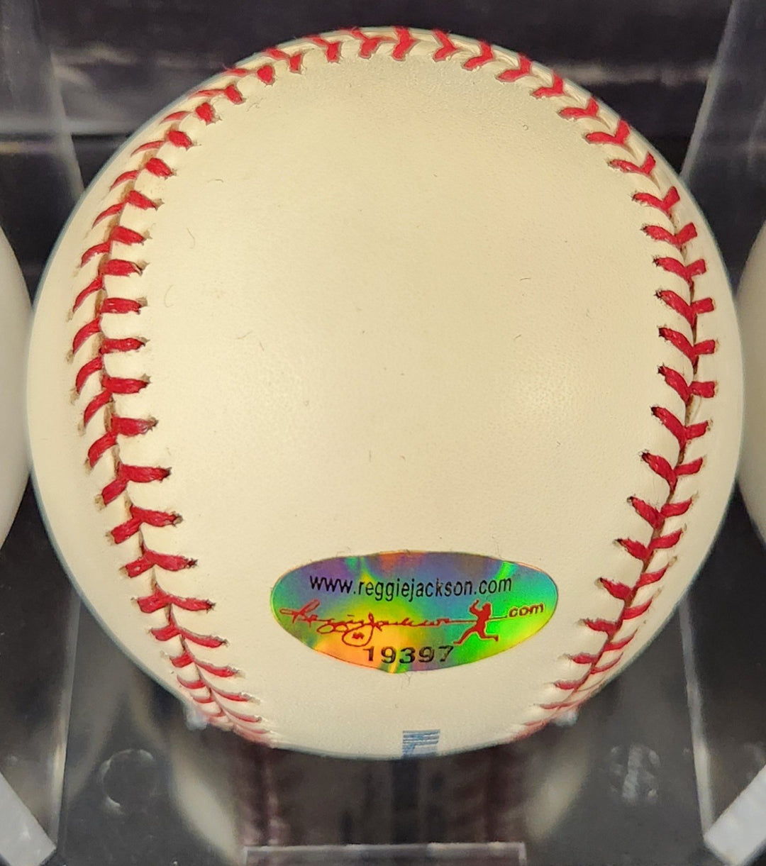 Jim Palmer Signed Inscribed Major League Baseball Orioles HOF Reggie Jackson COA