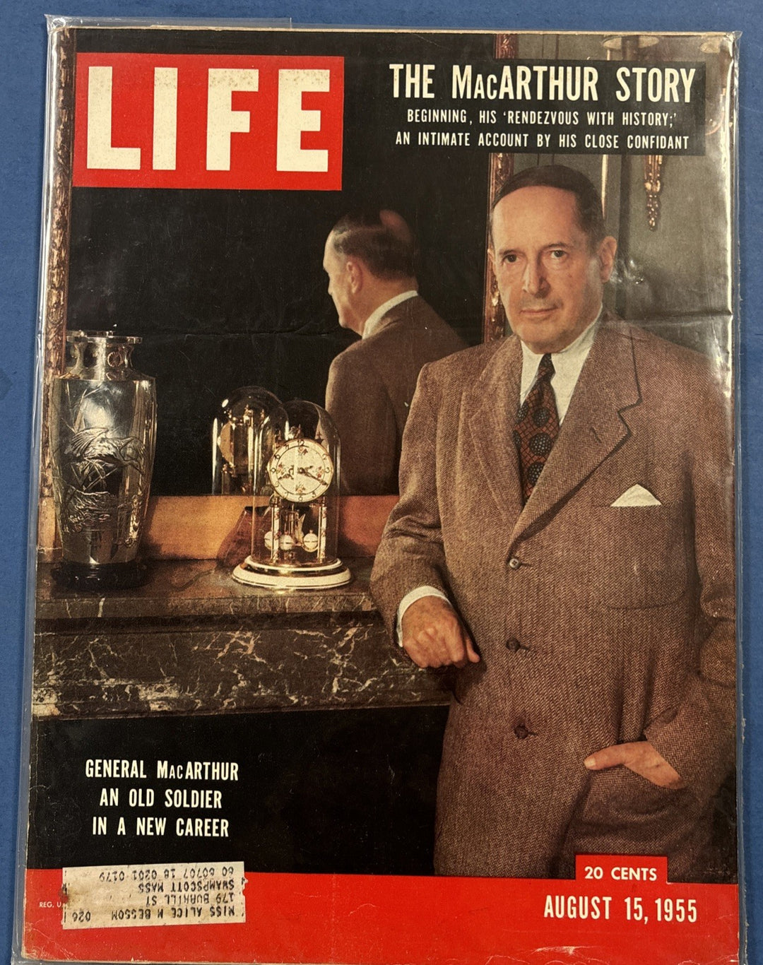 Life Magazine General MacArthur An Old Soldier In A New Career August 15 1955