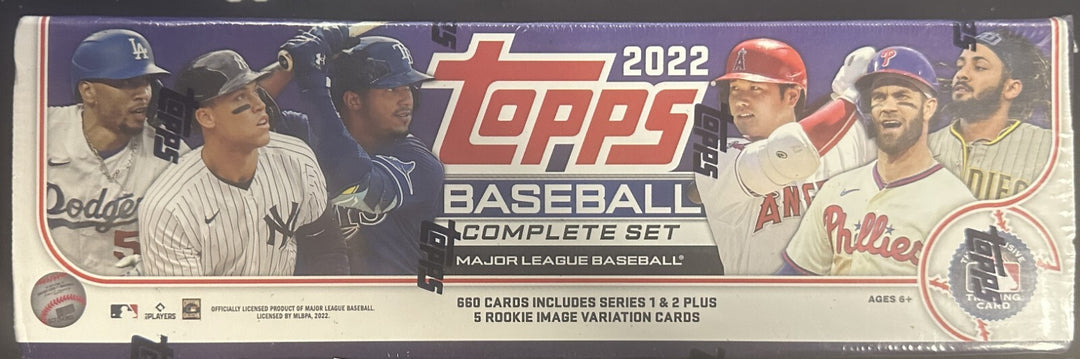 2022 Topps Baseball Factory Sealed Set Purple Version Series 1 &2