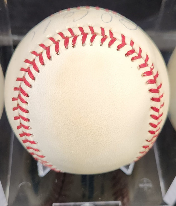 Paul Cellucci Signed American League Baseball Massachusetts Governor COA