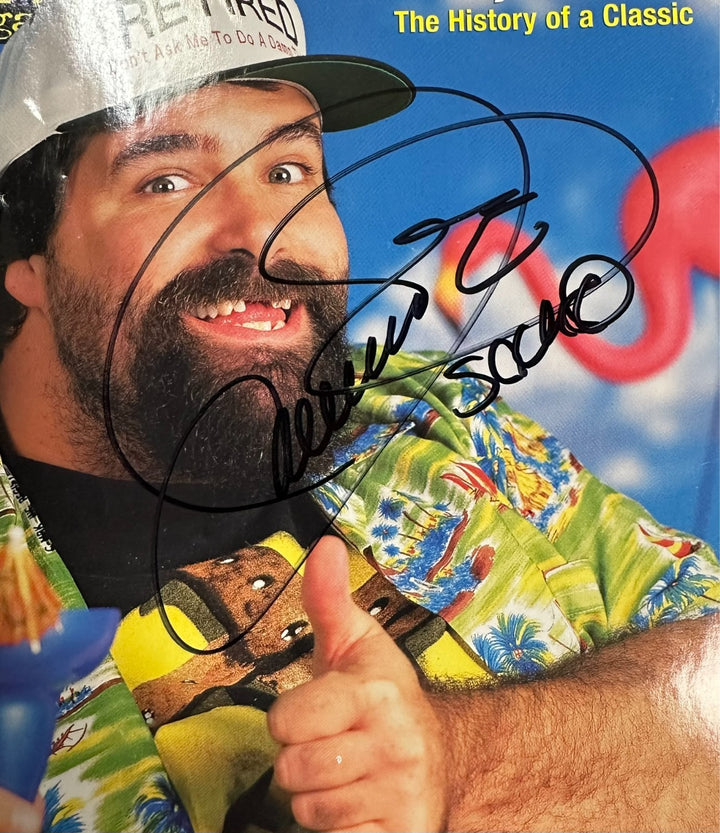 Mick Foley Autographed January 2001 Issue of WWE Raw Wrestling Magazine