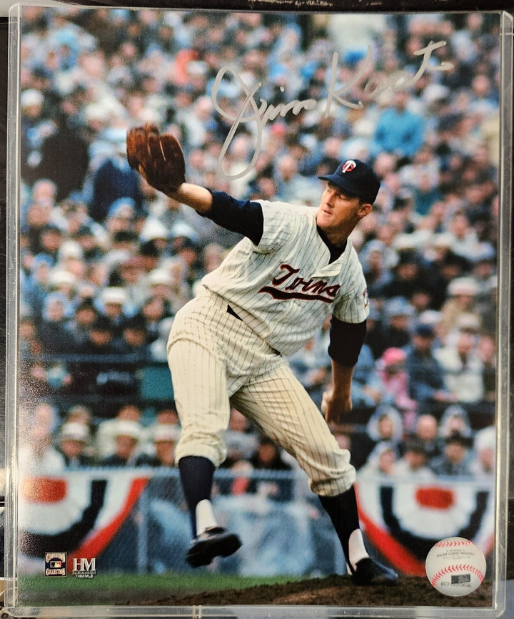 Jim Kaat Signed 8x10 Photo Minnesota Twins St. Louis Cardinals Phillies HOF COA