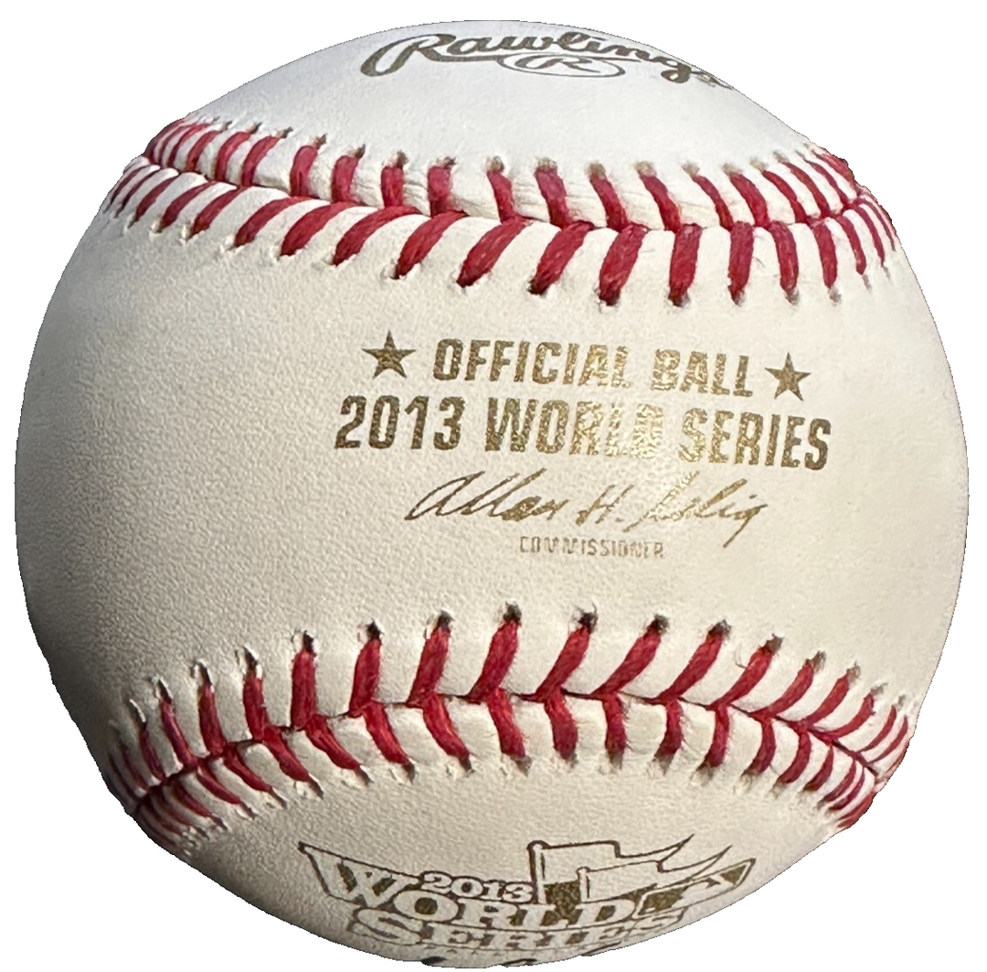 Jon Lester Autographed 2013 World Series Baseball Boston Red Sox