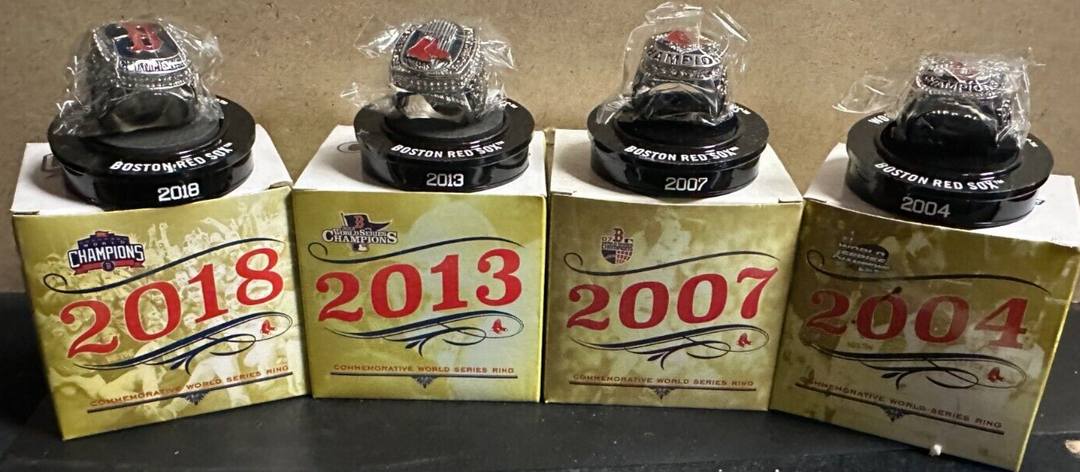 Boston Red Sox World Series Ring Replica SGA Fenway Park 2004 2007 2013 2018 NIB