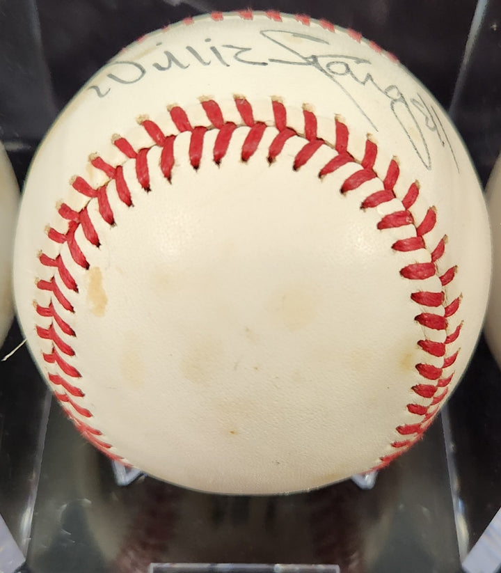 Willie Stargell Signed National League Baseball Pittsburgh Pirates HOF COA
