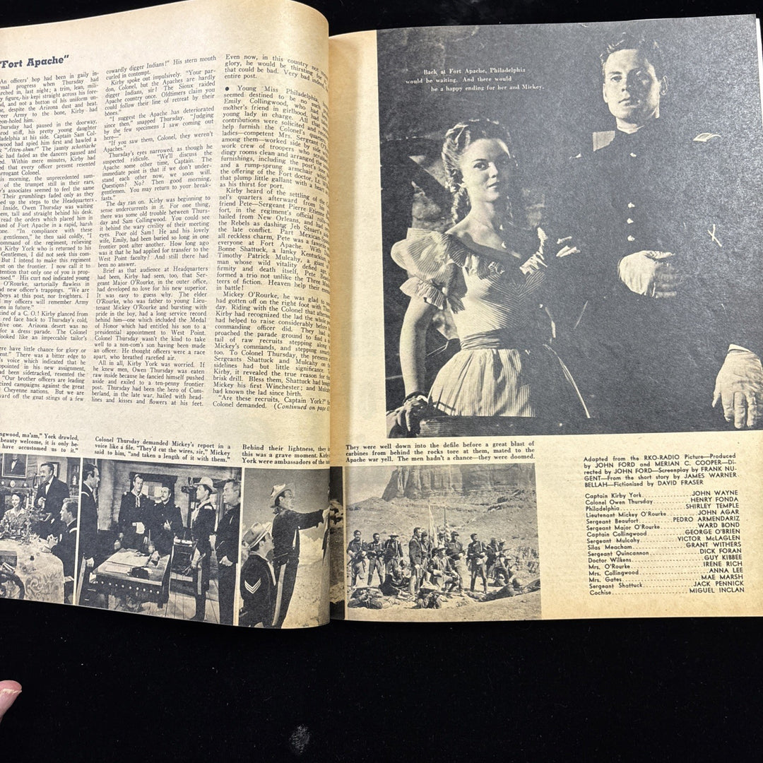 1948 MAY SCREEN STORIES MAGAZINE SHIRLEY TEMPLE & JOHN AGAR COVER