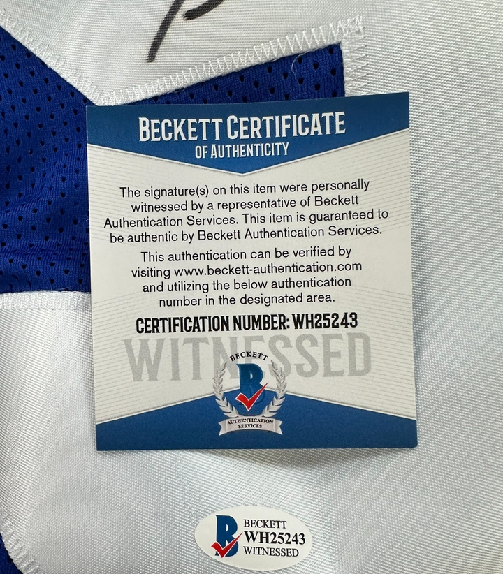 Darius Leonard Autographed Indianapolis Colts Custom Jersey NFL BAS