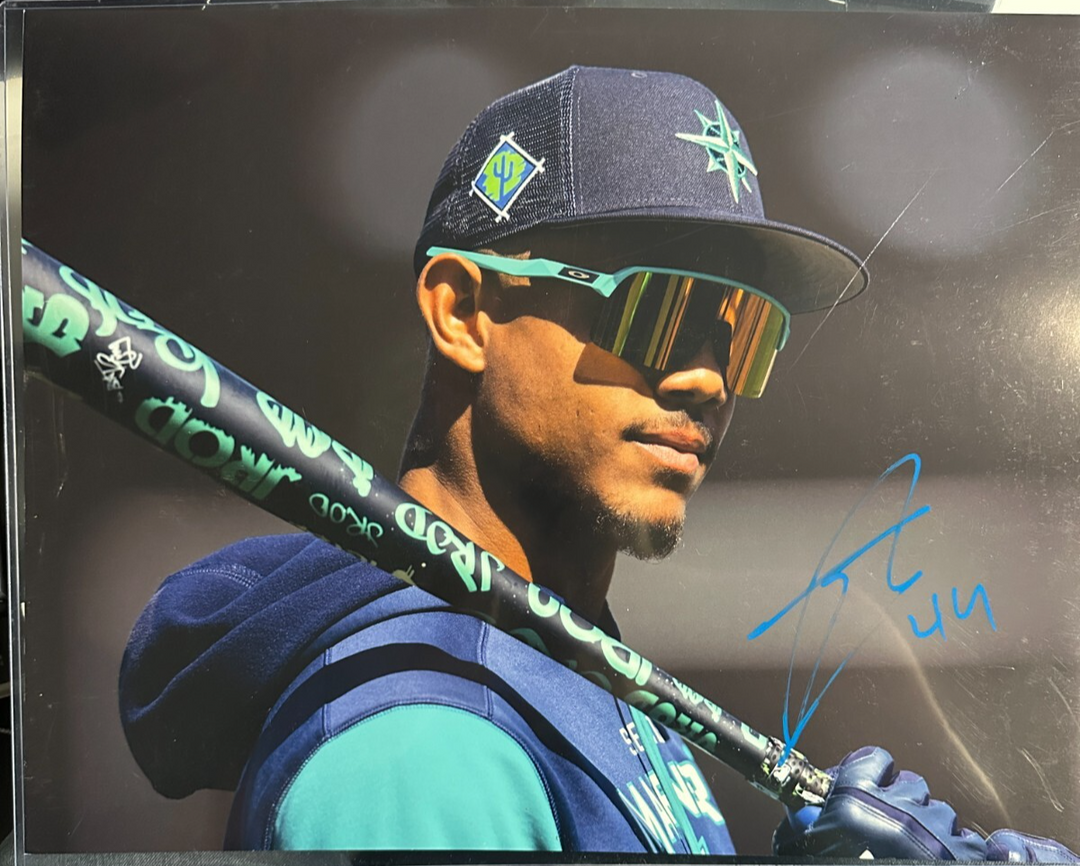 Julio Rodriguez Autographed 16x20 Photo Seattle Mariners
