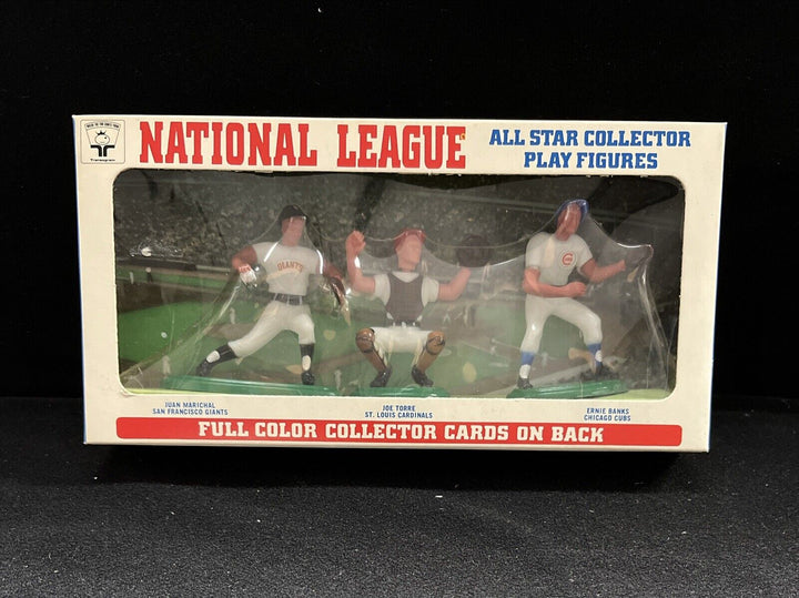 1969 Transogram NL Series 3 All Star Collector Figurine Marichal Torre Banks NIB