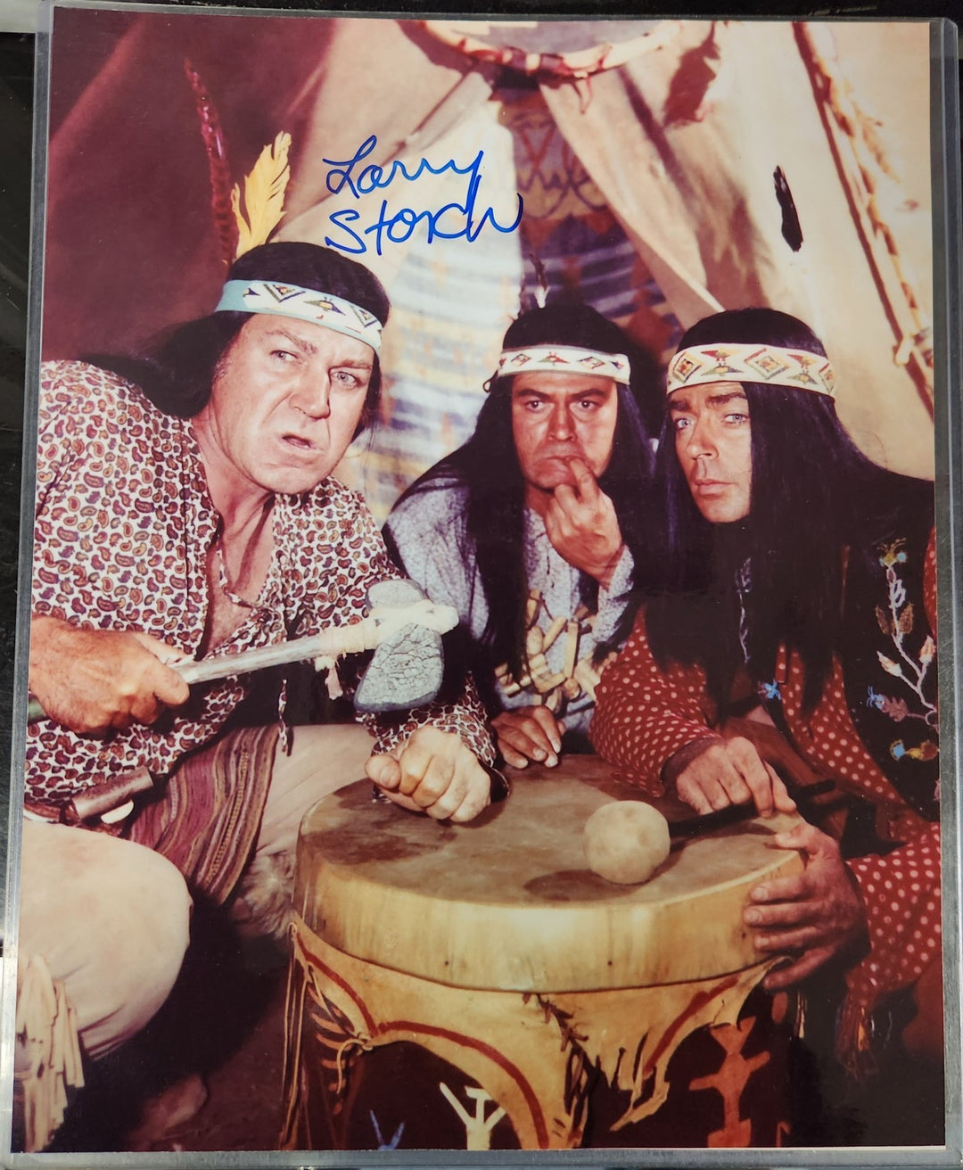 Larry Storch Signed 8x10 Photo F Troop - A Fine Mess - Airport 75 / Actor COA