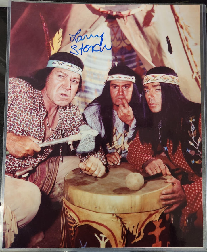 Larry Storch Signed 8x10 Photo F Troop - A Fine Mess - Airport 75 / Actor COA
