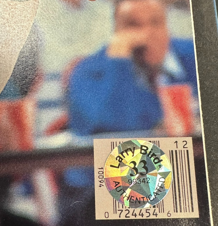 Larry Bird Autographed 3/23/1992 Sports Illustrated No Label Bird Hologram