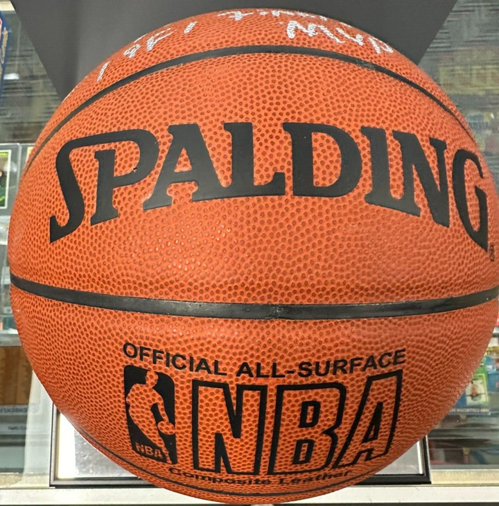 Cedric Maxwell Autographed Spalding NBA Basketball W/ 1981 Finals MVP Celtics