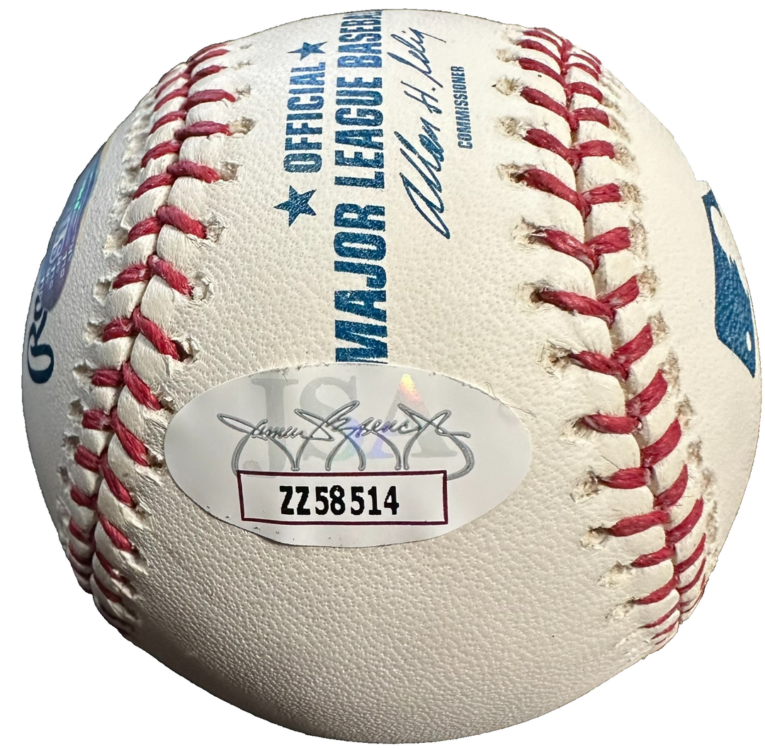 George Steinbrenner & Brian Cashman Autographed OML Baseball Steiner JSA Yankees