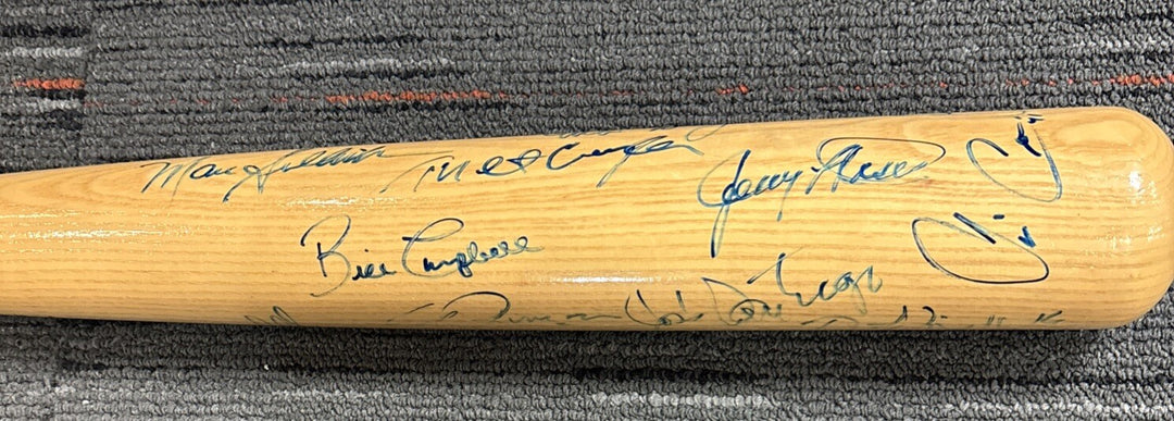 2009 Red Sox Fantasy Camp Signed Baseball Bat Lyons Campbell Bell Etc.