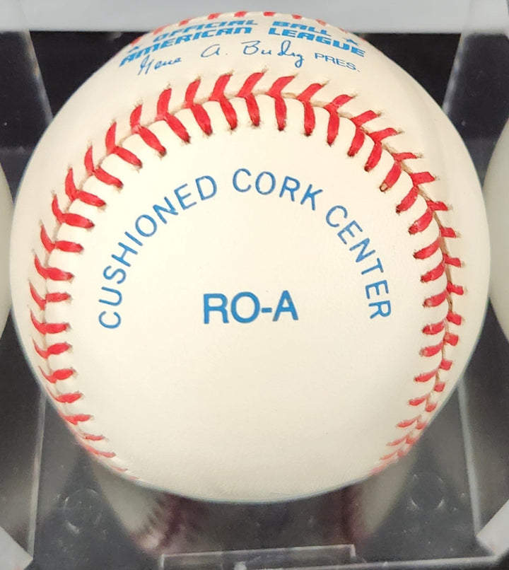 Bret Saberhagen Autographed American League Baseball Royals Red Sox Mets COA