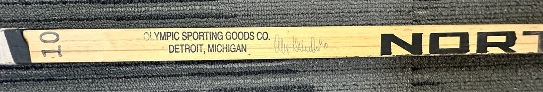 Alex Delvecchio Autographed Northland Game Model Hockey Stick BAS