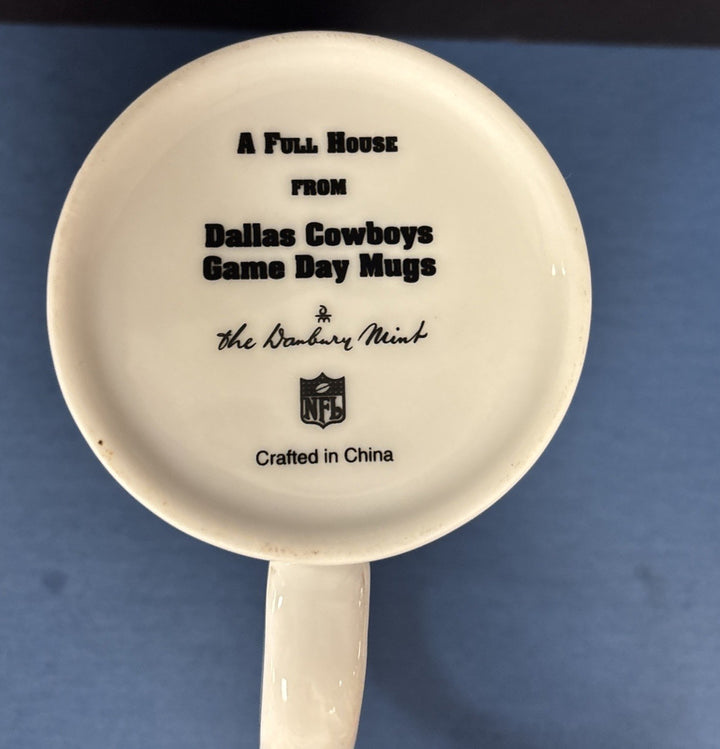 The Danbury Mint Dallas Cowboys Game Day Mug A Full House