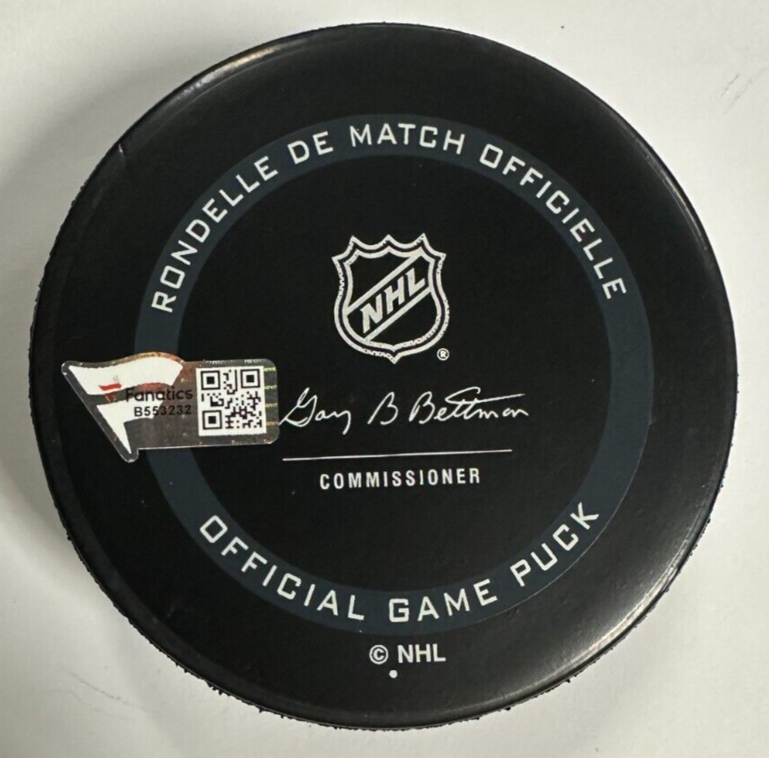 Charlie McAvoy Autographed Boston Bruins Official Game Puck Fanatics