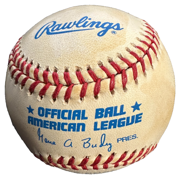 Carlton Fisk Autographed OML Baseball W/ HOF 2000 Insc Red Sox White Sox TriStar
