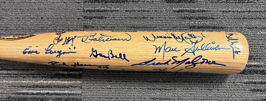 1996 Sox Exchange Fantasy Camp Signed Baseball Bat Rico Petrocelli Pesky Etc.
