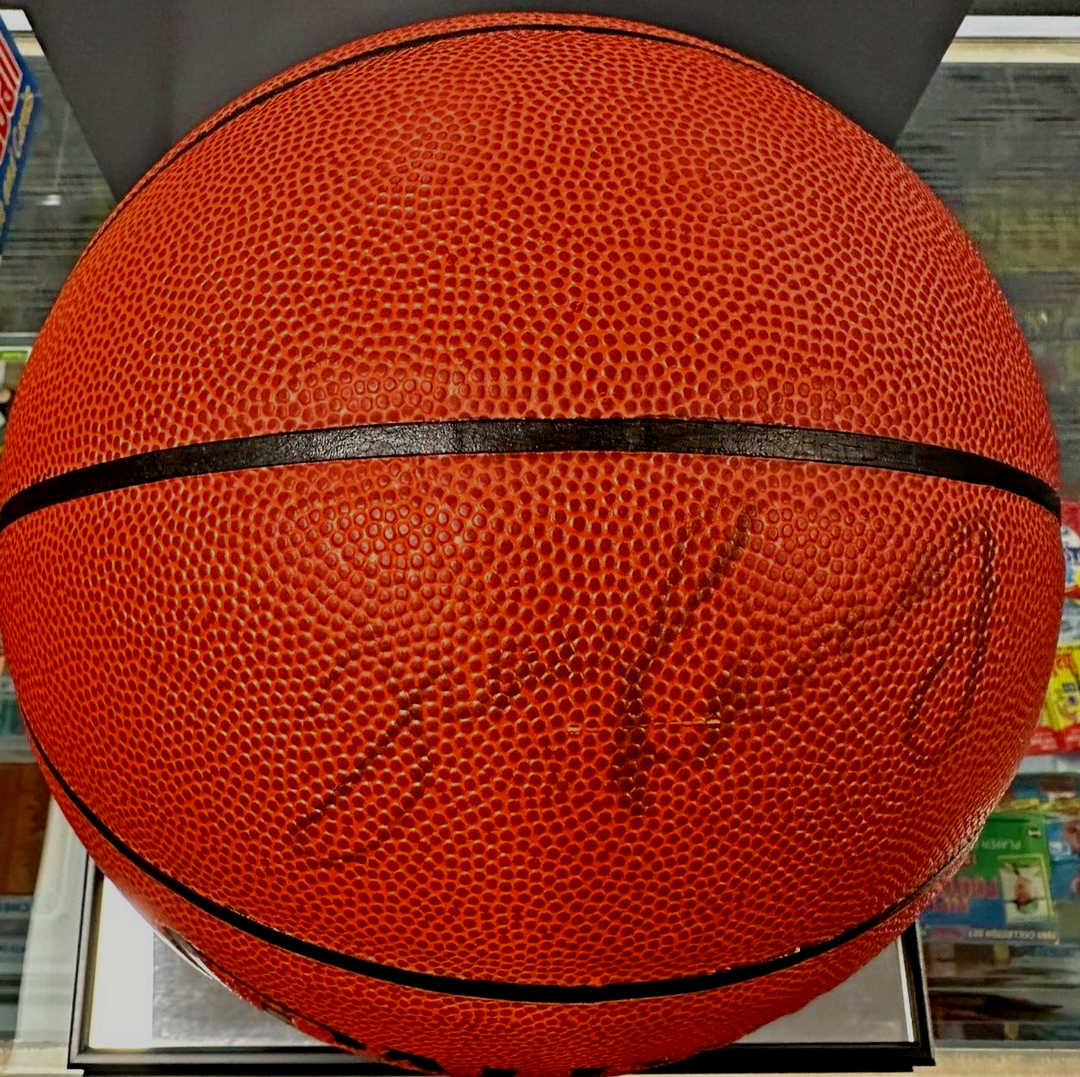 Frank Ramsey Autographed Spalding NBA Basketball HOF Boston Celtics