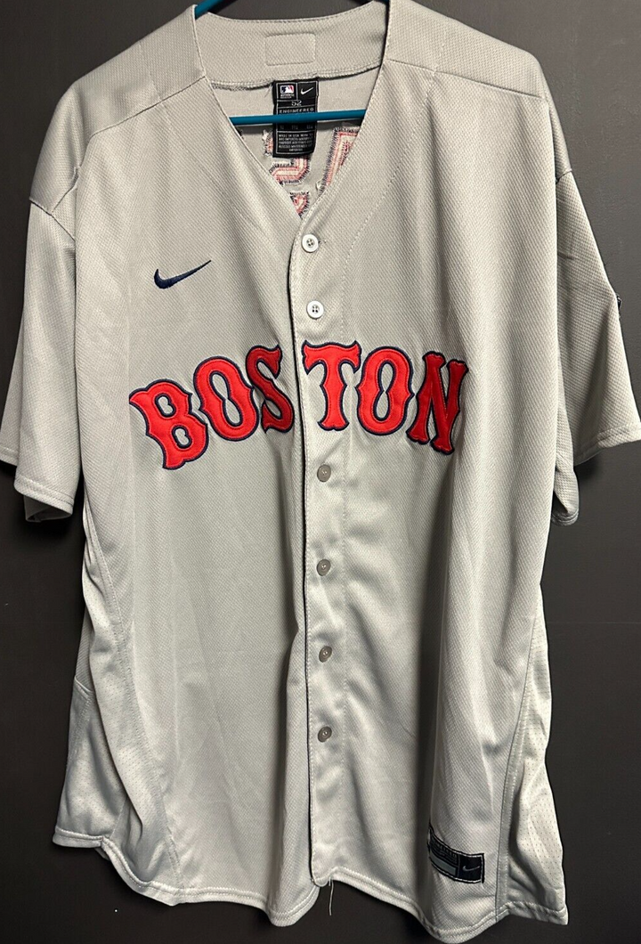 Triston Casas Autographed Boston Red Sox Road Nike Jersey