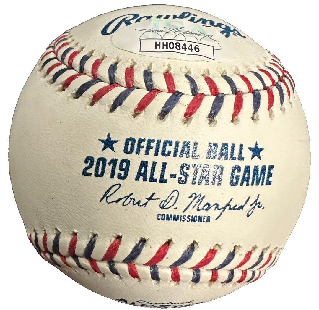 Shane Bieber Autographed 2019 All-Star Game Baseball JSA W/ 19 ASG MVP Insc