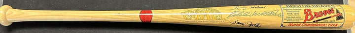 Boston Braves Autographed Cooperstown Collection Bat Mathews Spahn Holmes