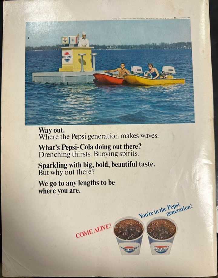 1966 USLTA Tennis National Doubles Championships Program BJ King Arthur Ashe