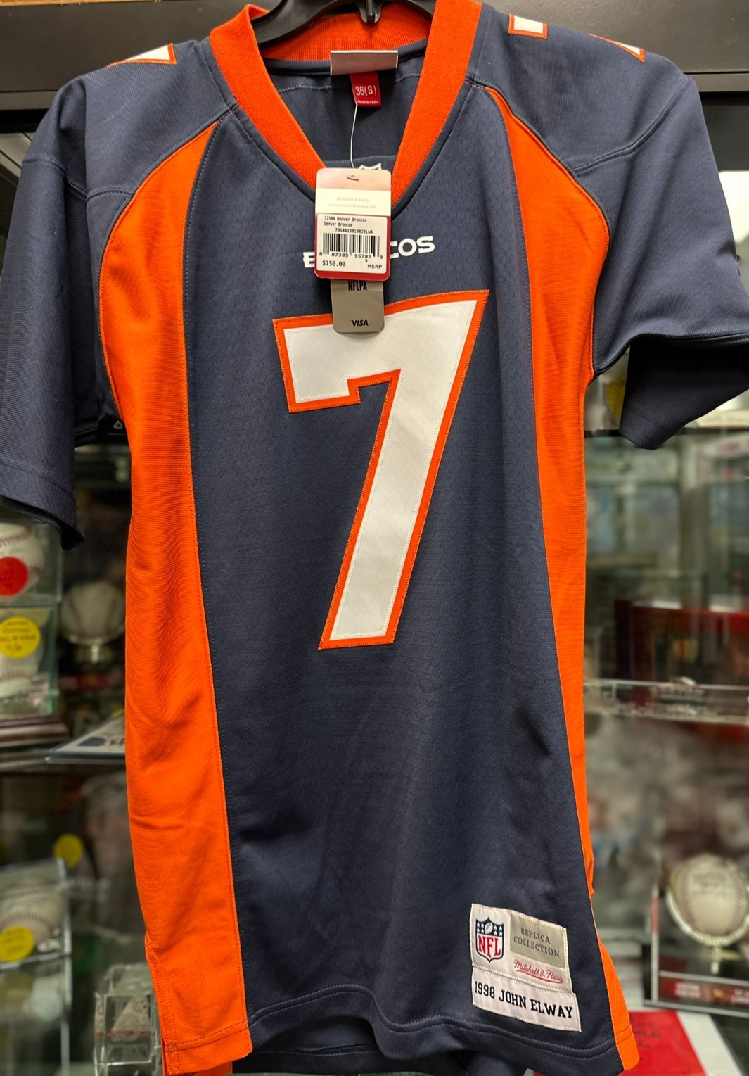 1998 John Elway Denver Broncos Mitchell & Ness Replica Jersey Collection NWT