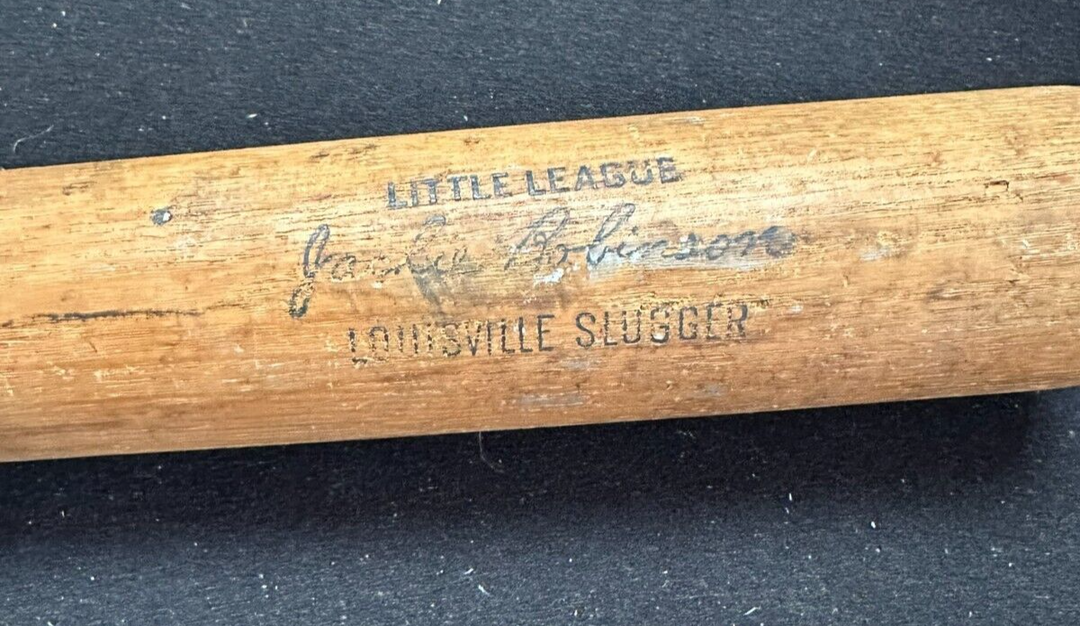 Vintage 1950's Louisville Slugger Jackie Robinson Little League Model Bat HOF